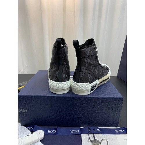 DIOR B23 High Black CD Canvas 2022