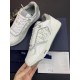 DIOR B27 Low Top Sneakers Smooth Calfskin | White Grey