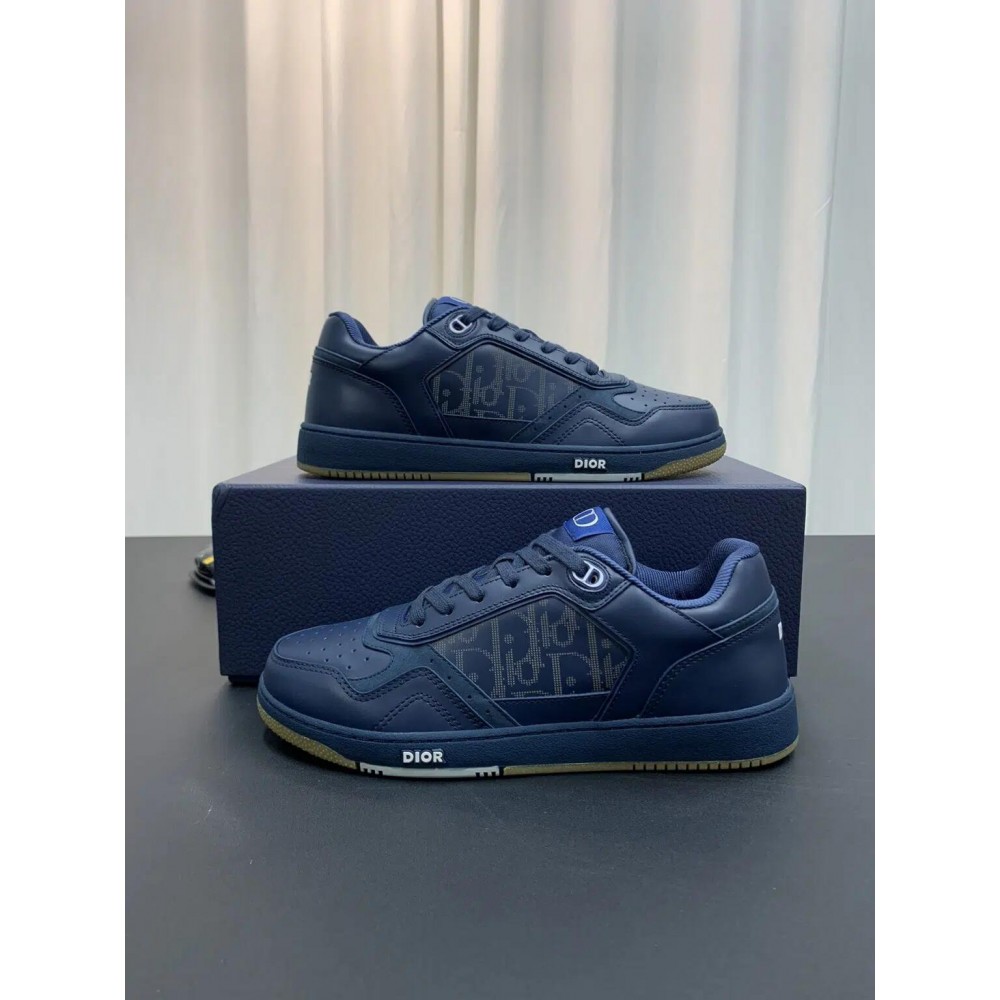DIOR B27 Low Top Oblique Galaxy Sneakers | Blue