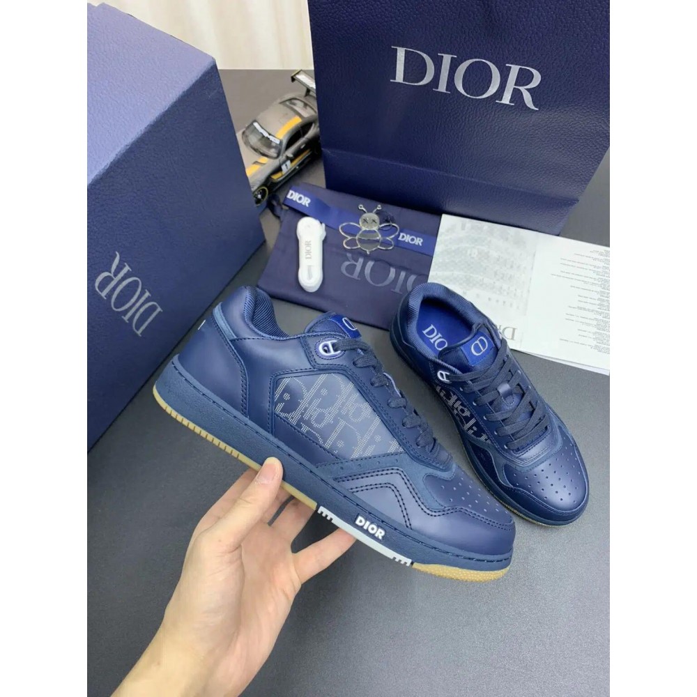 DIOR B27 Low Top Oblique Galaxy Sneakers | Blue