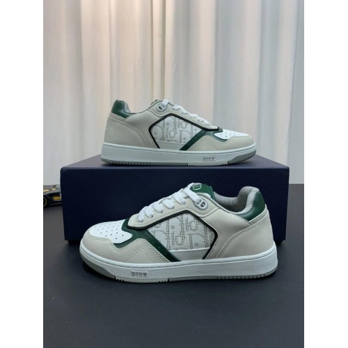 DIOR B27 Low Top Sneakers | Cream Green