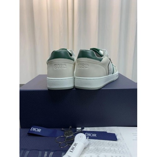 DIOR B27 Low Top Sneakers | Cream Green