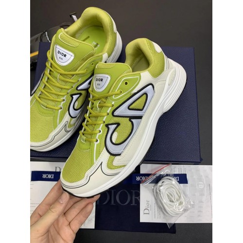 DIOR B30 Sneaker Cream & Yellow