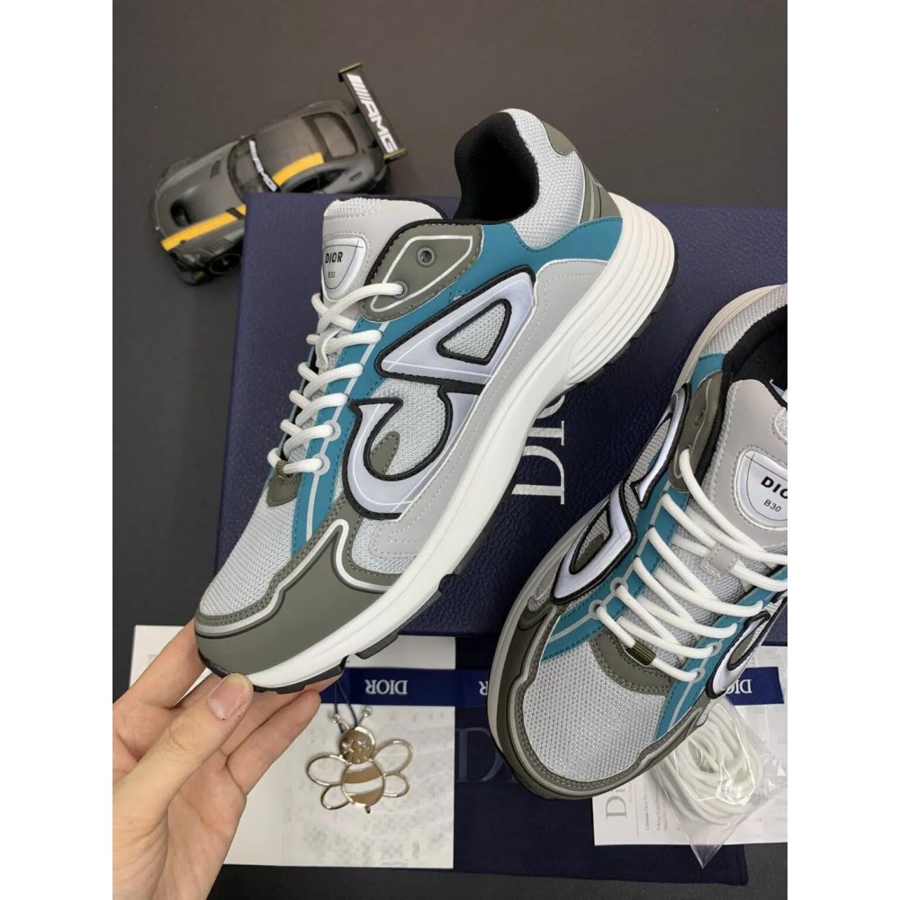 DIOR B30 Sneaker Grey & Green