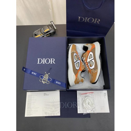 DIOR B30 Sneaker Cream & Orange