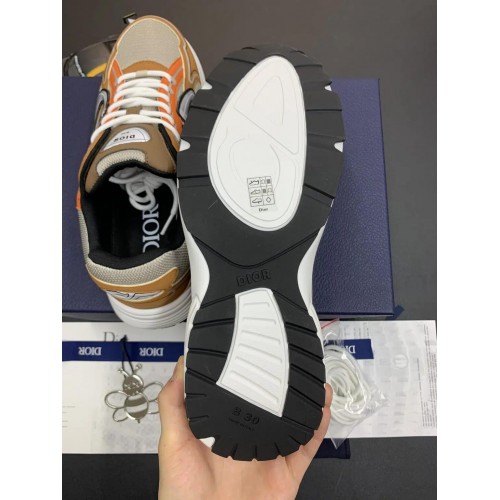 DIOR B30 Sneaker Cream & Orange