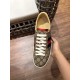 GUCCI Ace Logo Brown/Beige GG Supreme Canvas Rep Sneakers