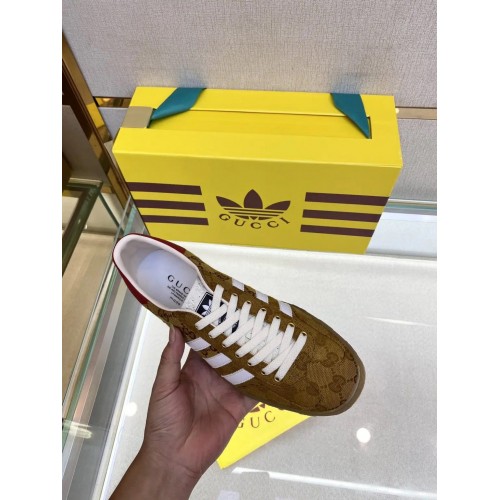 Adidas x Gucci Gazelle – Red Low Top Rep Sneakers