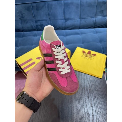 Adidas x Gucci Gazelle – Pink Low Top Rep Sneakers