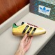 Adidas x Gucci Gazelle – Yellow/Green Low Top Rep Sneakers