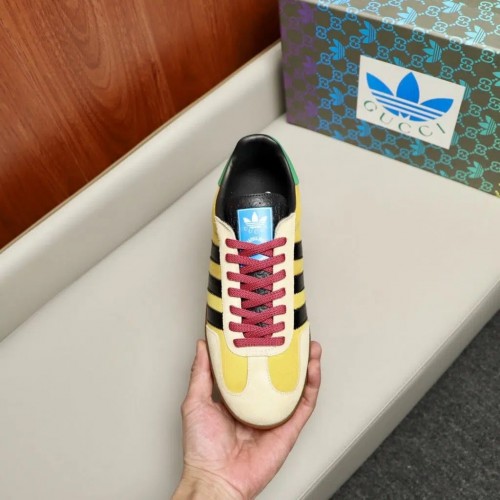 Adidas x Gucci Gazelle – Yellow/Green Low Top Rep Sneakers