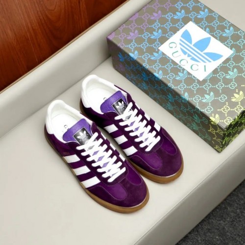 Adidas x Gucci Gazelle – Purple Low Top Rep Sneakers