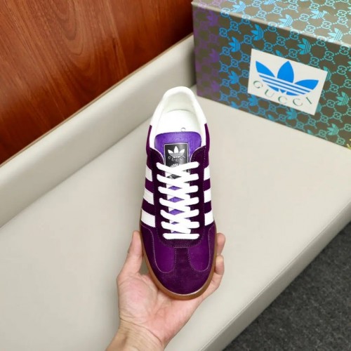 Adidas x Gucci Gazelle – Purple Low Top Rep Sneakers