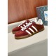 Adidas x Gucci Gazelle – DK Red Low Top Rep Sneakers