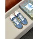 Adidas x Gucci Gazelle – Blue/Yellow Low Top Rep Sneakers