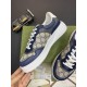 Gucci GG – Beige/Blue Low Top Replica Sneakers for Men