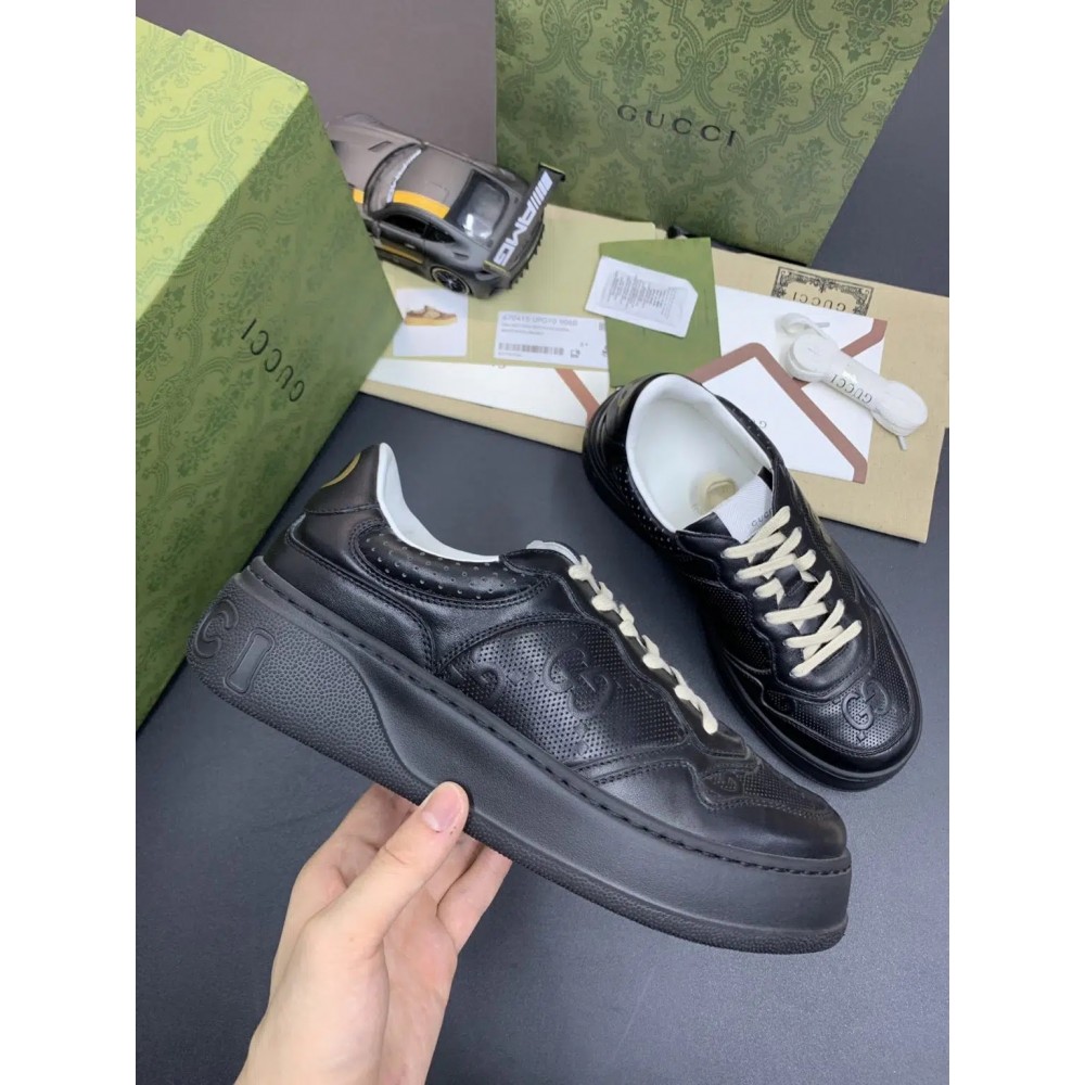 Gucci GG – Black Low Top Replica Sneakers for Men
