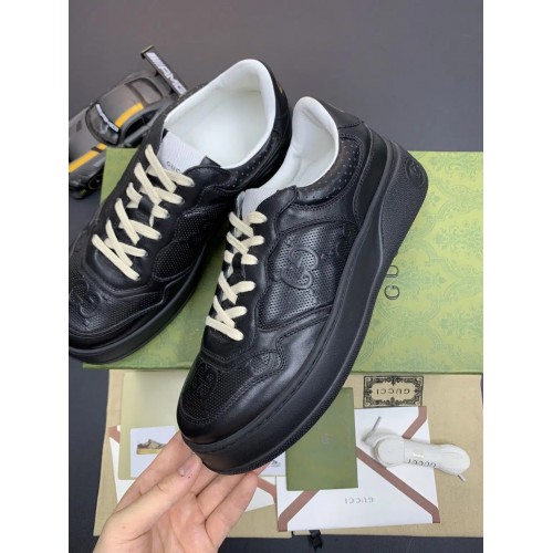 Gucci GG – Black Low Top Replica Sneakers for Men