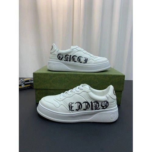 Gucci GG – White Gucci Logo Low Top Replica Sneakers