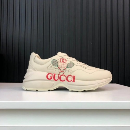 Gucci Rhyton Low Top Sneaker – TENNIS Logo Leather