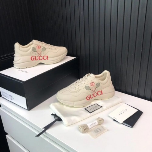 Gucci Rhyton Low Top Sneaker – TENNIS Logo Leather