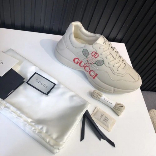 Gucci Rhyton Low Top Sneaker – TENNIS Logo Leather