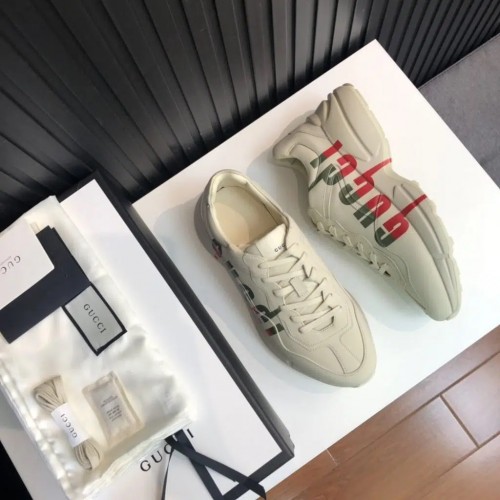 Gucci Rhyton Rep Sneaker – RED GREEN Gradient LOGO