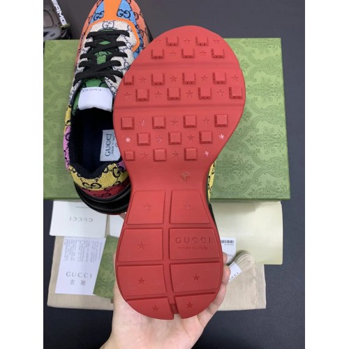 Gucci Rhyton Rep Sneaker – GG Multicolor Black