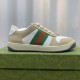 Gucci Screener Sneakers | Green White no logo