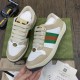 Gucci Screener Sneakers | Green White no logo