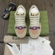 Gucci Screener Sneakers | Green Tan Purple