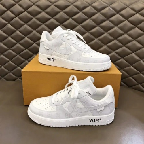 Louis Vuitton x Nike Air Force 1 Sneaker Reps (Mono White)