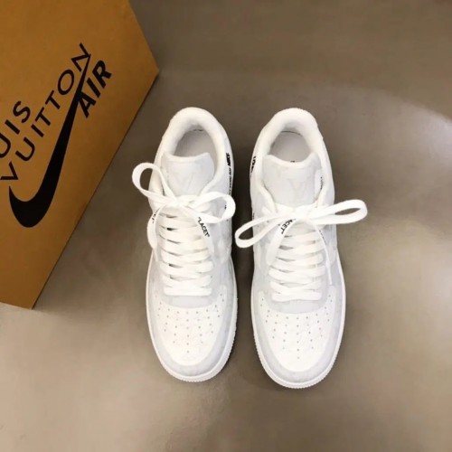 Louis Vuitton x Nike Air Force 1 Sneaker Reps (Mono White)