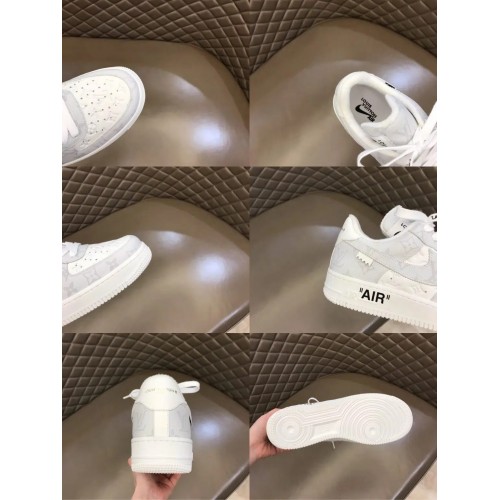 Louis Vuitton x Nike Air Force 1 Sneaker Reps (Mono White)