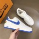 Louis Vuitton x Nike Air Force 1 Sneaker Reps (Blue & White)