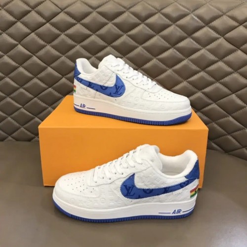 Louis Vuitton x Nike Air Force 1 Sneaker Reps (Blue & White)