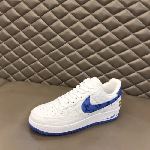 Louis Vuitton x Nike Air Force 1 Sneaker Reps (Blue & White)