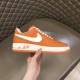 Louis Vuitton x Nike Air Force 1 Trainers Sneaker Reps (Orange)