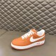 Louis Vuitton x Nike Air Force 1 Trainers Sneaker Reps (Orange)