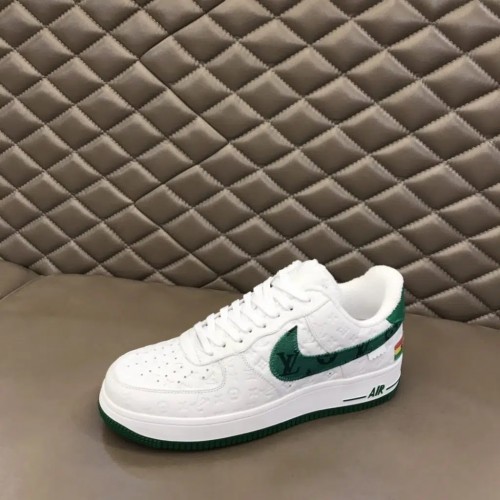 Louis Vuitton x Nike Air Force 1 Sneaker Reps (Green & White)