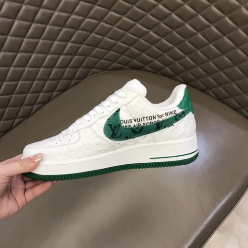 Louis Vuitton x Nike Air Force 1 Sneaker Reps (Green & White)