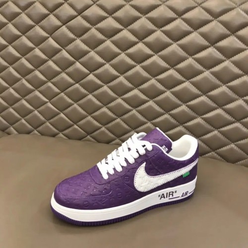 Louis Vuitton x Nike Air Force 1 Reps Sneaker (Pure Purple)