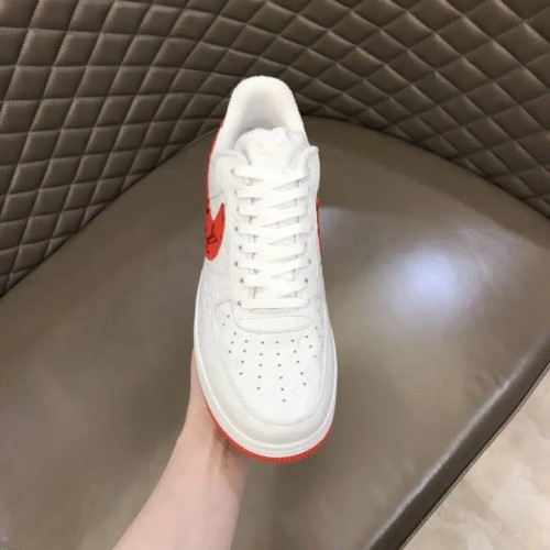 Louis Vuitton x Nike Air Force 1 Sneaker Reps (Red & White)