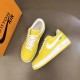 Louis Vuitton x Nike Air Force 1 Sneaker Reps (Yellow)