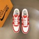 Louis Vuitton x Nike Air Force 1 Reps Shoe (Mono Red)