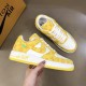 Louis Vuitton x Nike Air Force 1 Sneaker Reps (Mono Yellow)