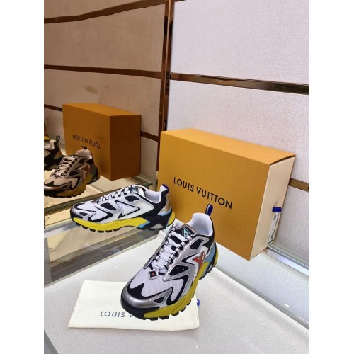 Louis Vuitton Runner Tatic Replica Shoes (Yellow)