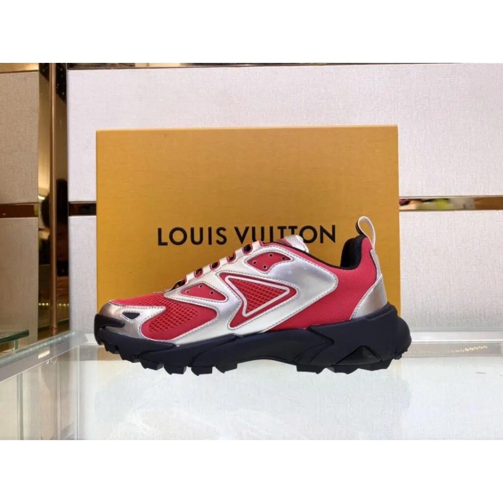 Louis Vuitton Runner Tatic Replica Shoes (Red)