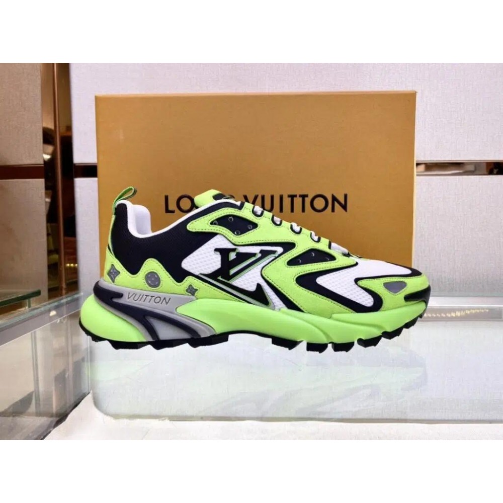Louis Vuitton Runner Tatic Replica Shoes (Green)
