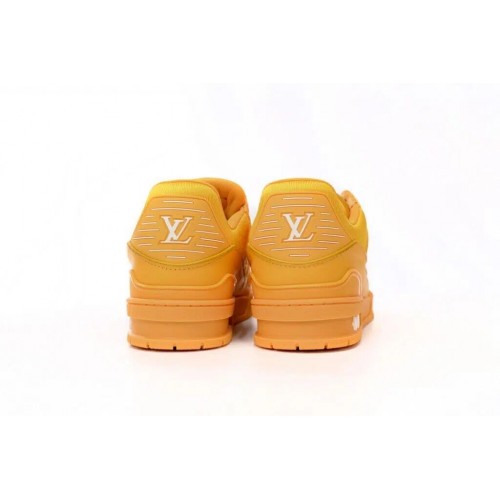 Louis Vuitton Trainer Sneaker Reps YELLOW